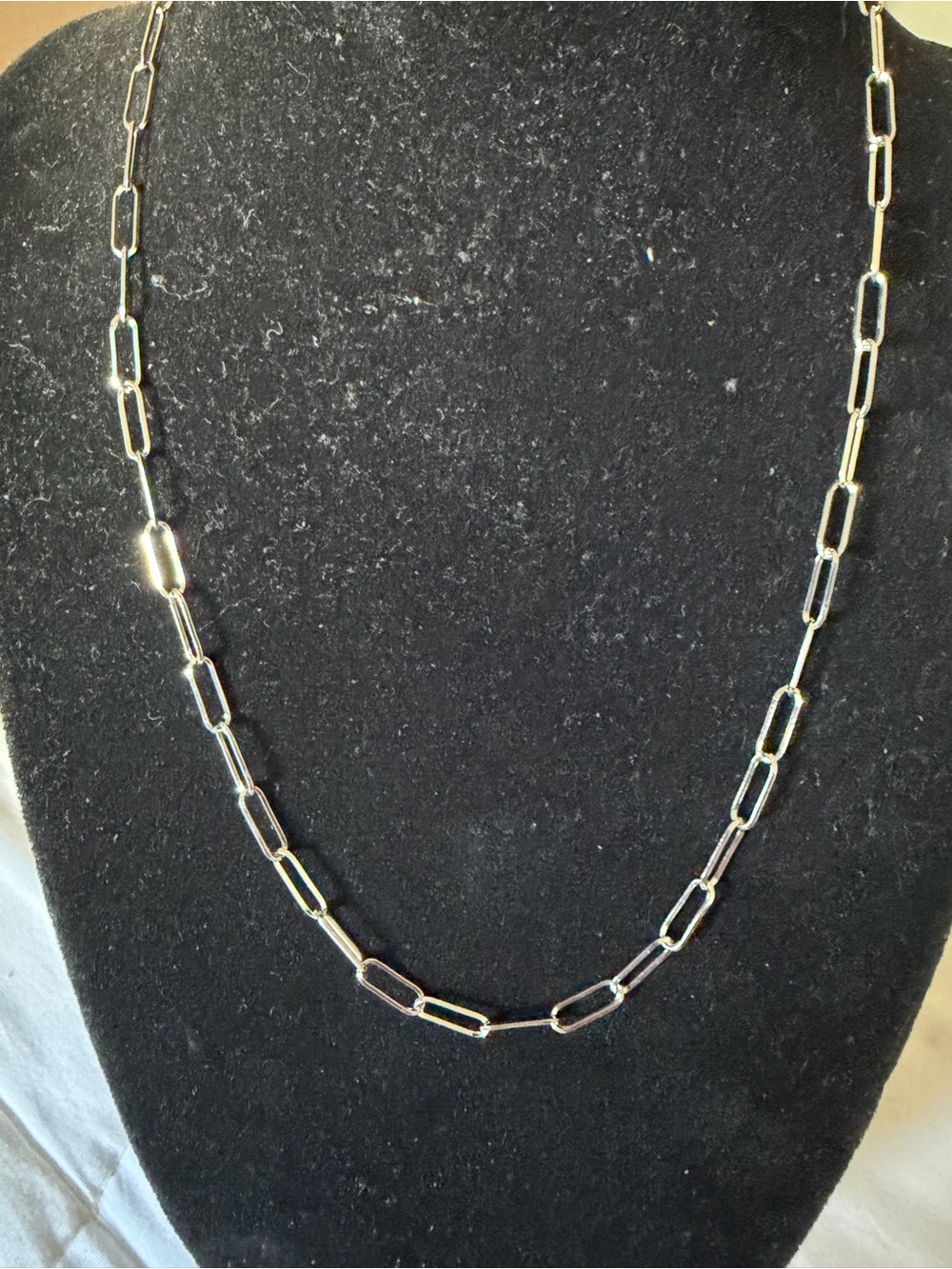Classic Gold Paperclip Chain Necklace